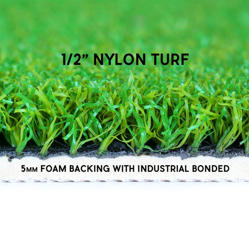 Orlimar Golf Mat, Practice Indoor or Outdoor, 3â€™ x 5â€™ Artificial Turf Hitting Mat with Rubber Tee - Image 5